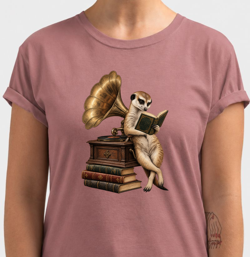 Suricato Leitor - Camiseta