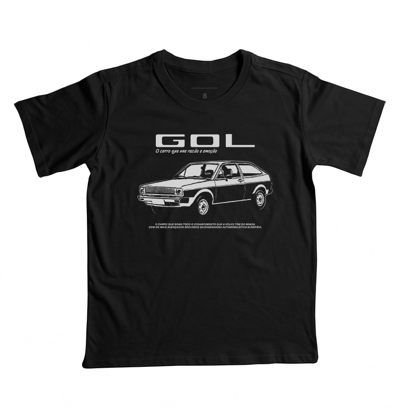 Gol | Razão e emoção - Camiseta Infantil