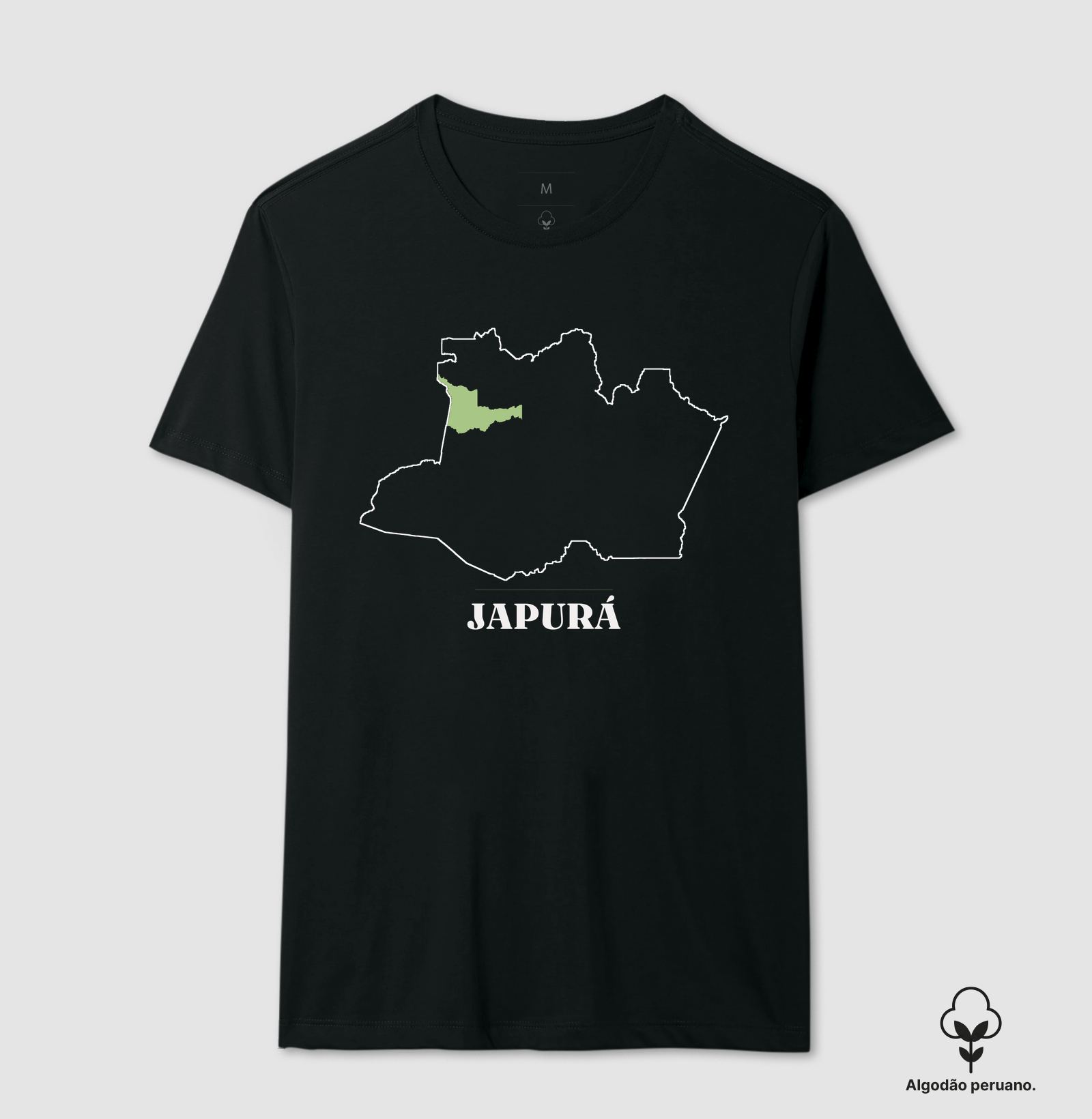 Japurá | Traço AM - Camiseta Algodão Peruano