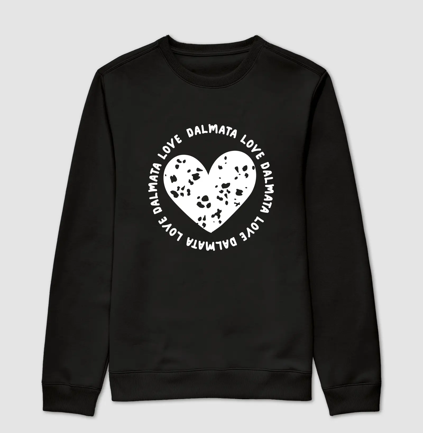 Suéter Moletom Dalmata Coração