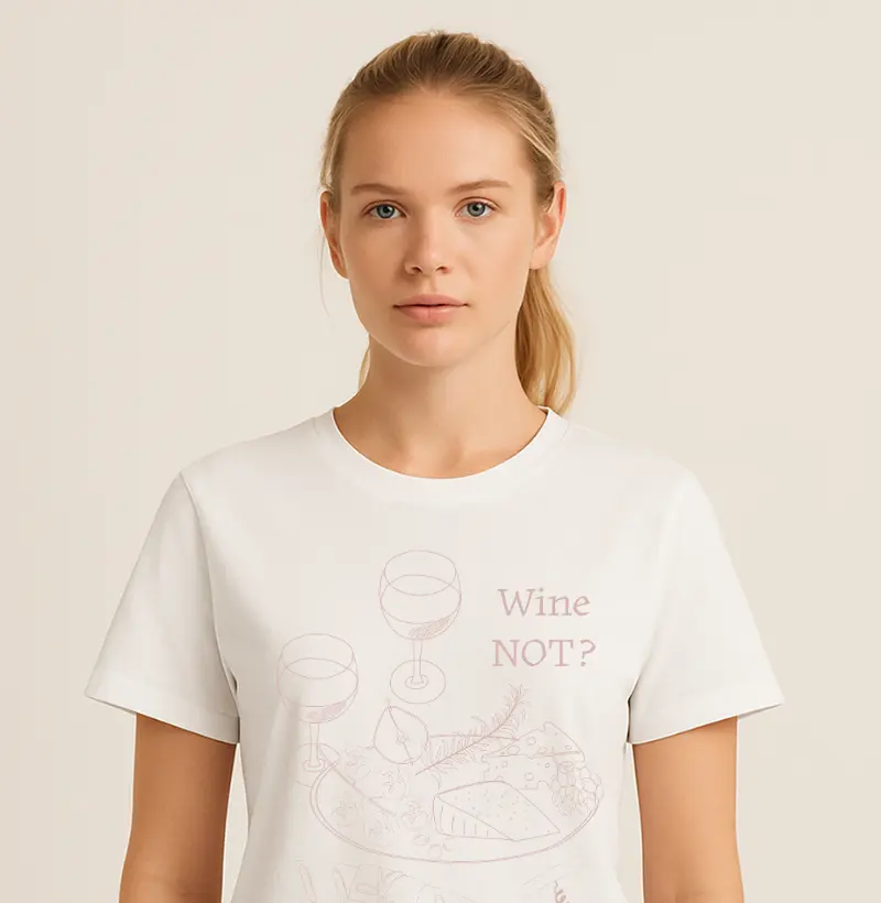 Camiseta Wine Not Red