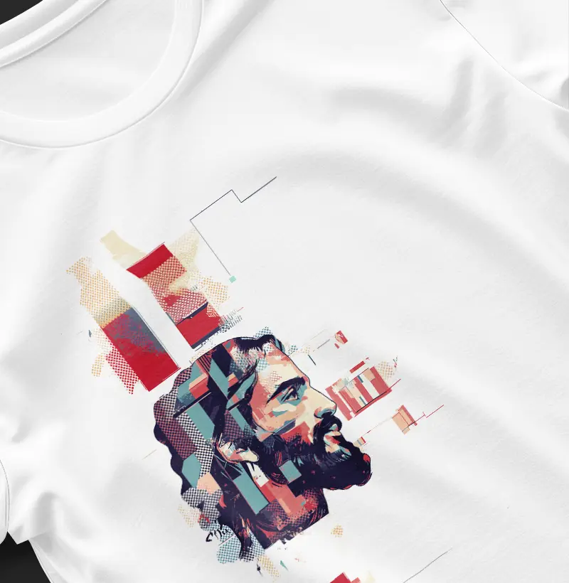 Blusa Jesus Abstrato