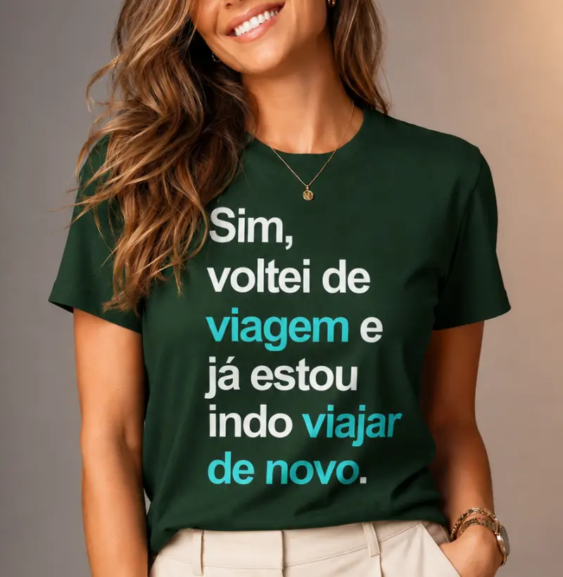 Já estou indo viajar de novo