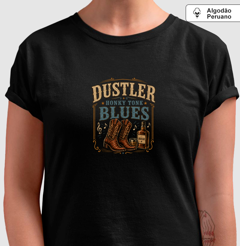 Baby Look Feminina  Country Honky Tonk Blues