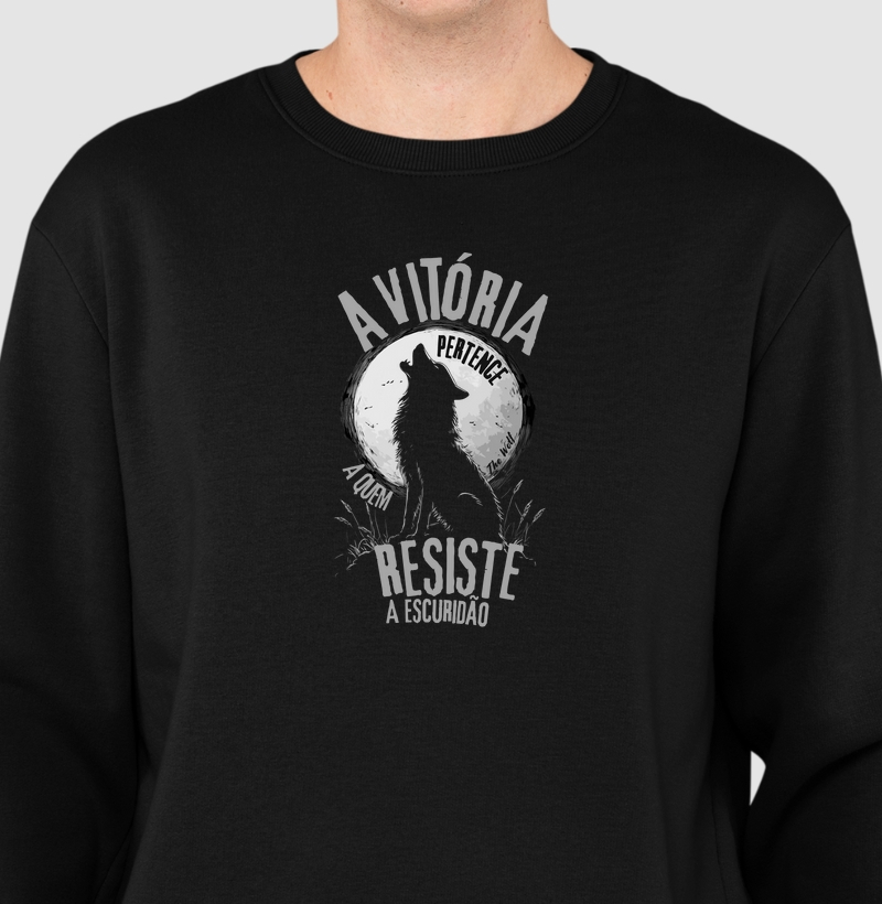 Suéter Moletom The Wolf A Vitória
