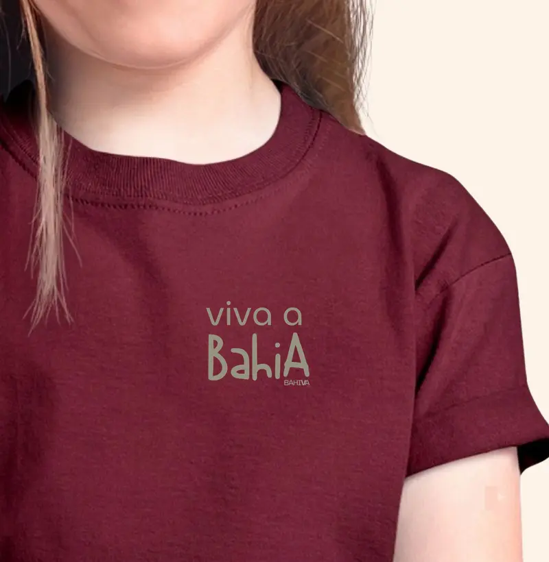 Viva a Bahia no miudinho - Camiseta Infantil