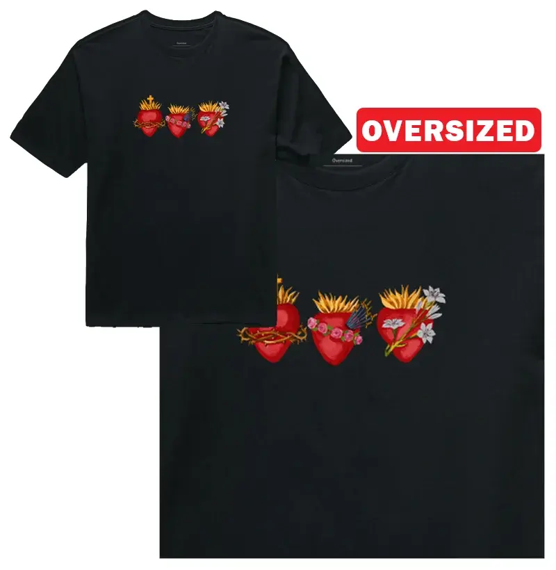 Sagrados Corações Jesus, Maria e José - Oversized