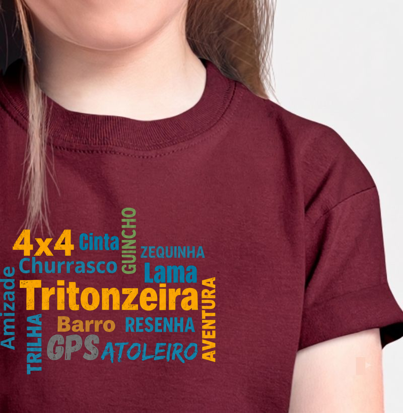 Tritonzeira e cia - Camiseta Infantil