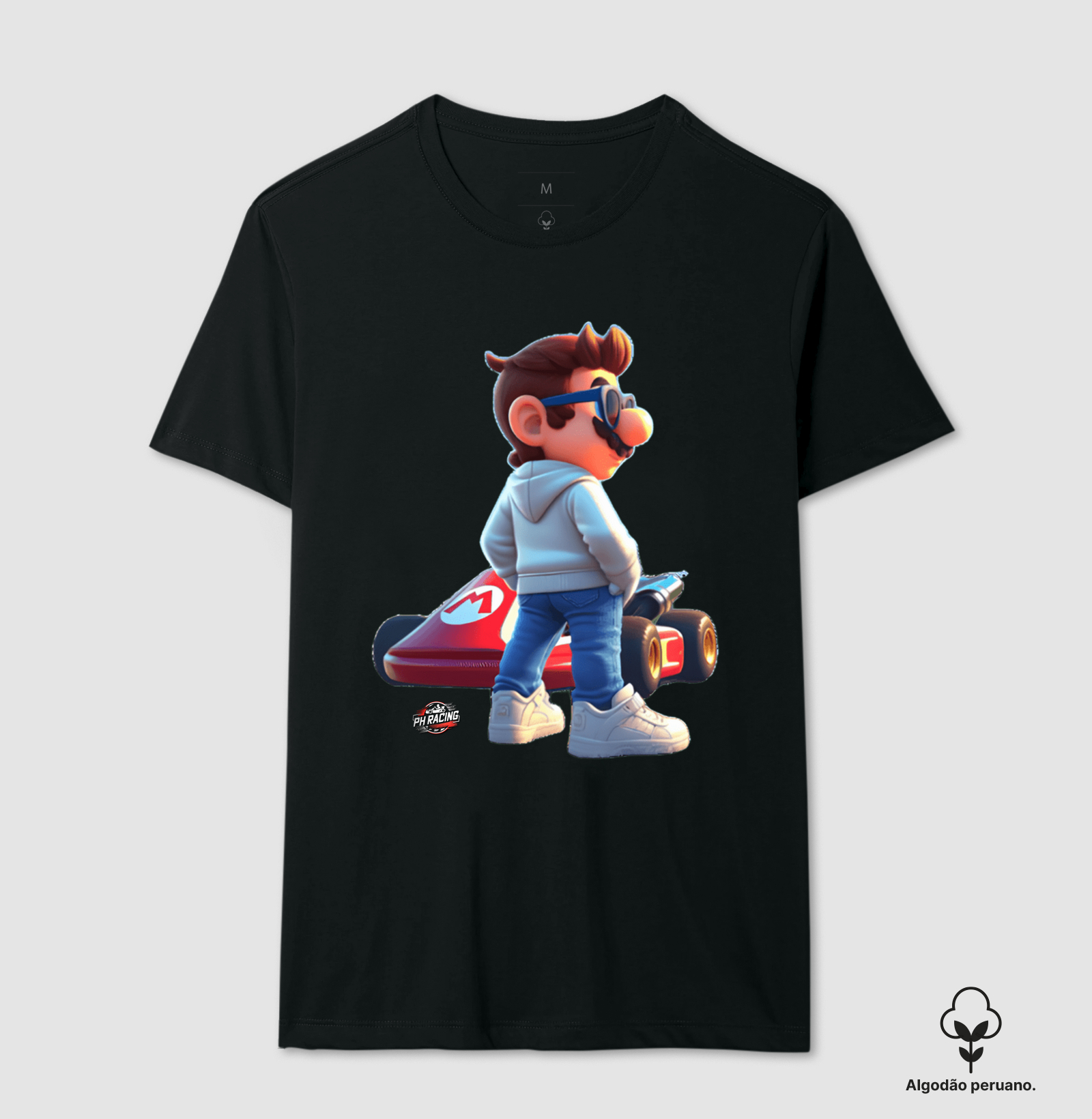 Camiseta Algodão Peruano PH - Mario