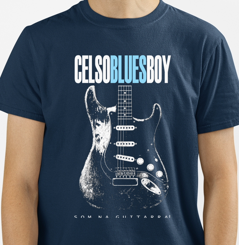 Camiseta Som na Guitarra