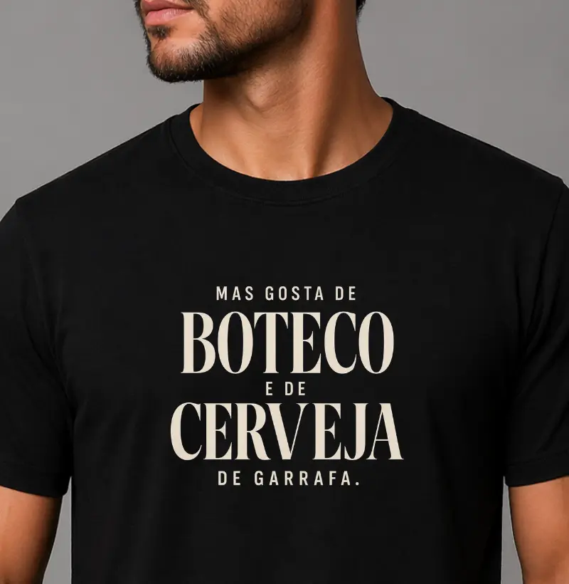 Mas gosta de boteco