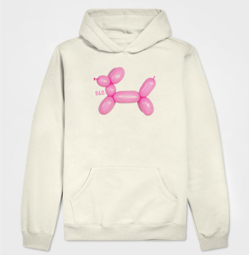 Moletom Capuz Pink Dog