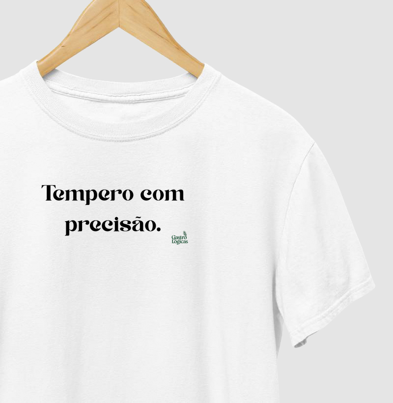 Tempero com precisão.