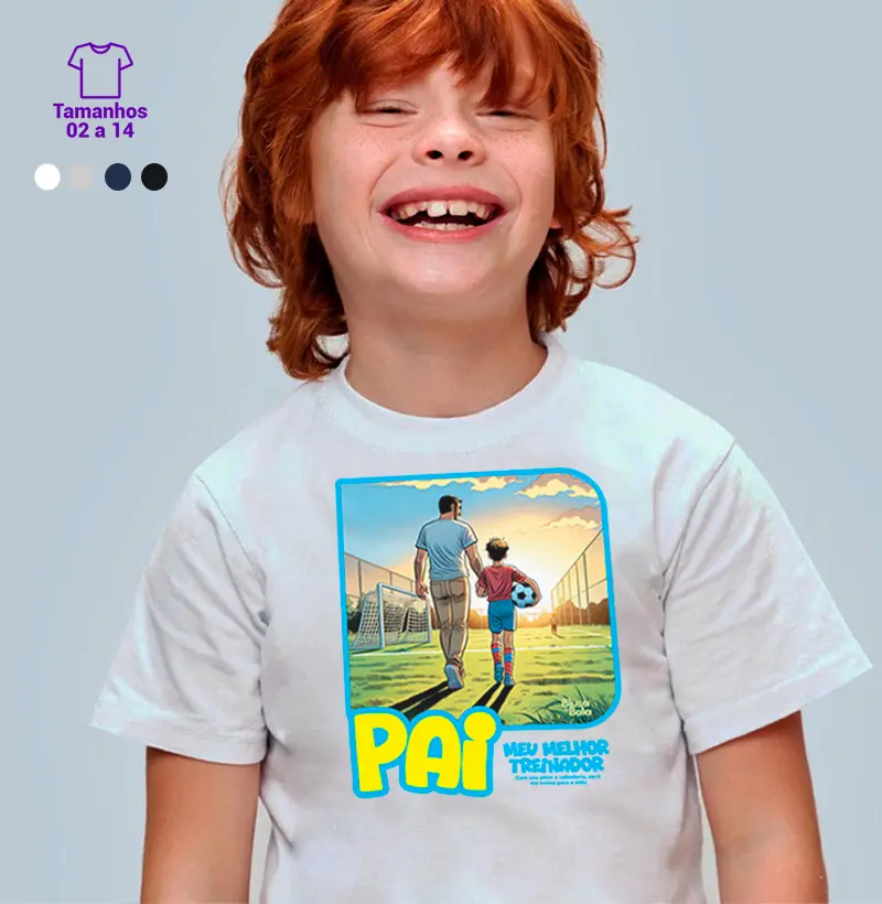 Camiseta Pai Treinador - Kids