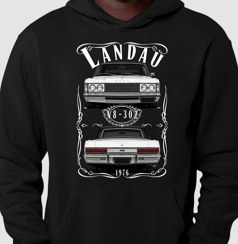 Moletom com capuz Landau vintage