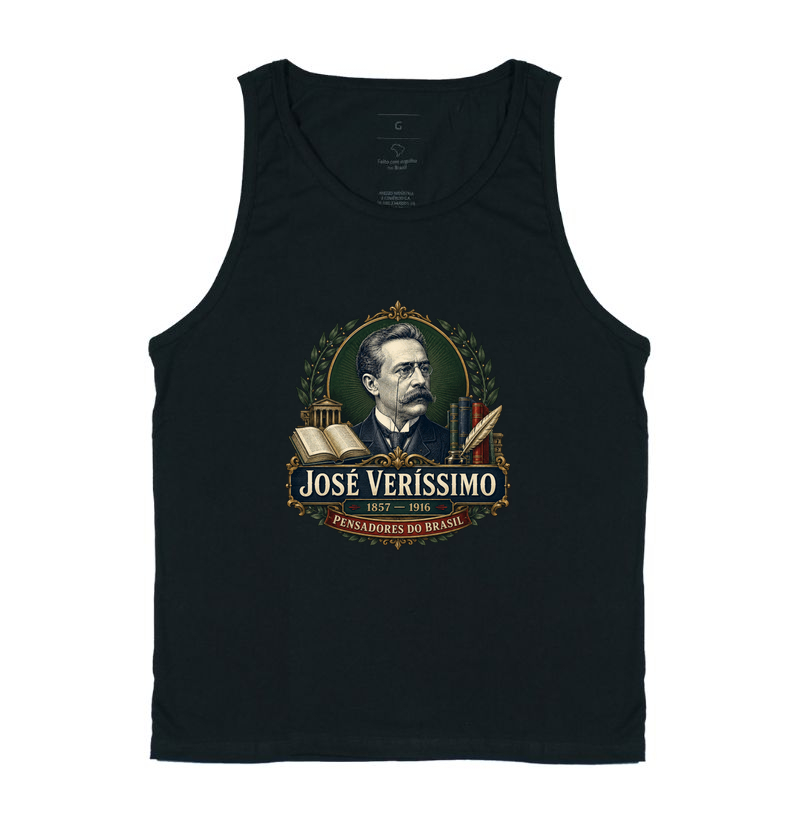Camiseta José Veríssimo - Pensadores do Brasil