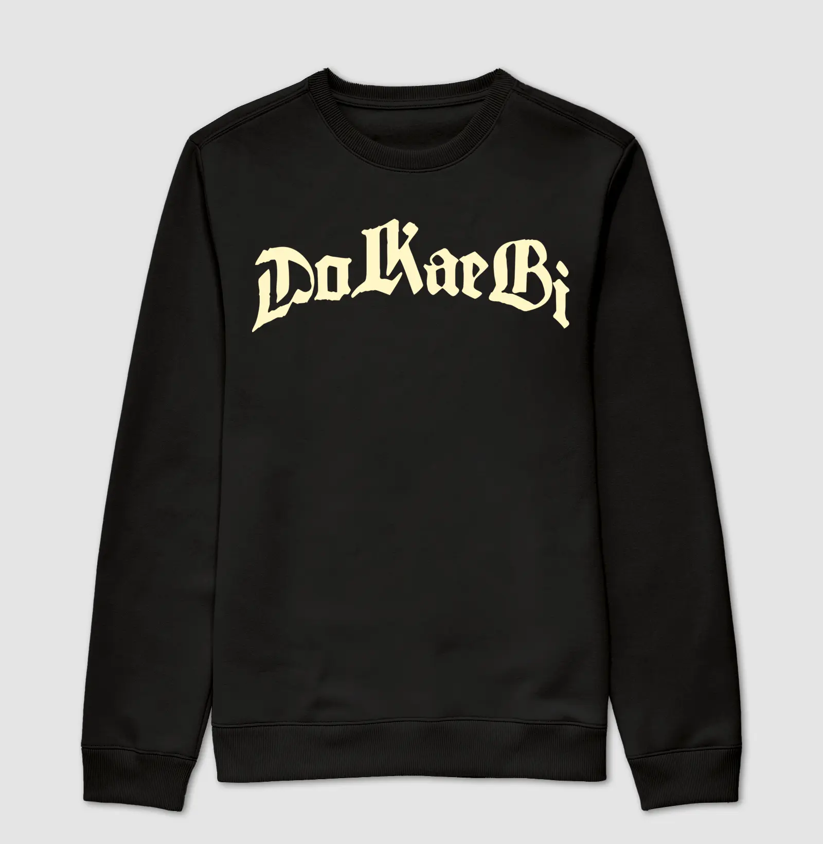 Moletom Careca Bold Statement - Preta