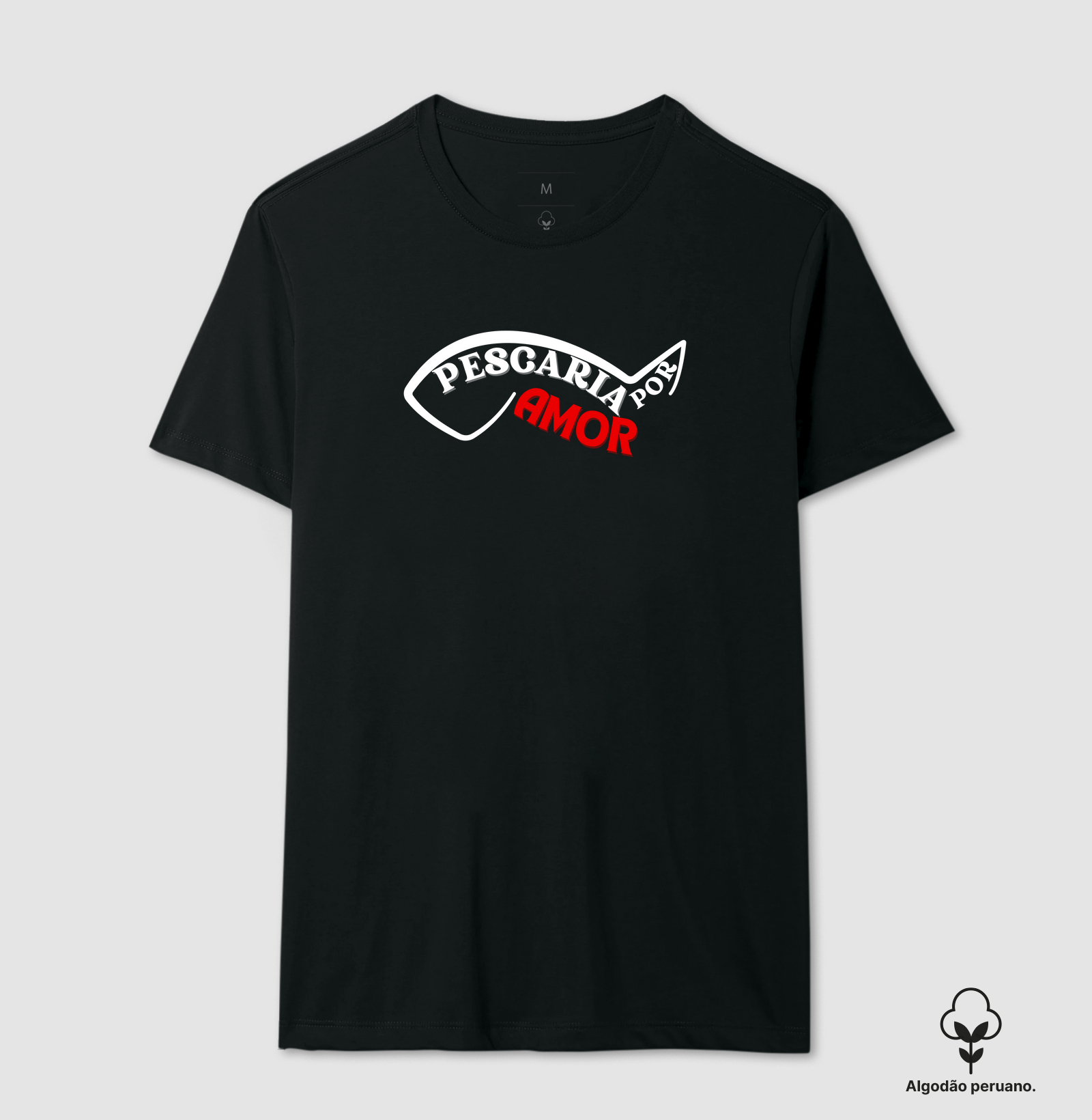 PESCARIA POR AMOR - PEIXE - CAMISETA PREMIUM
