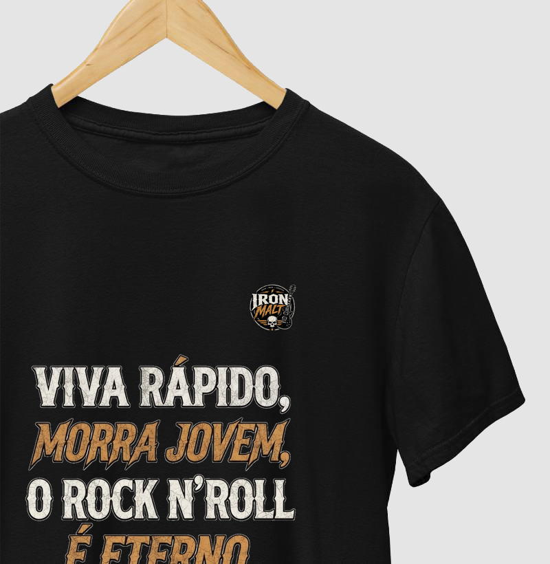Viva rápido, morra jovem, o rock n' roll é eterno