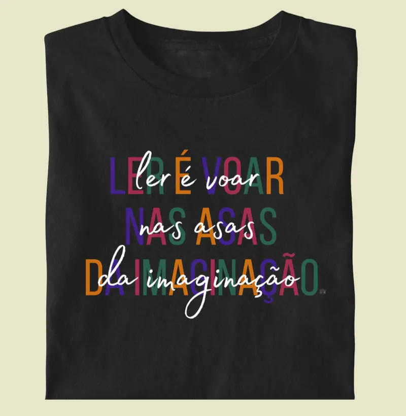 Camiseta Ler é Voar | Lançamento