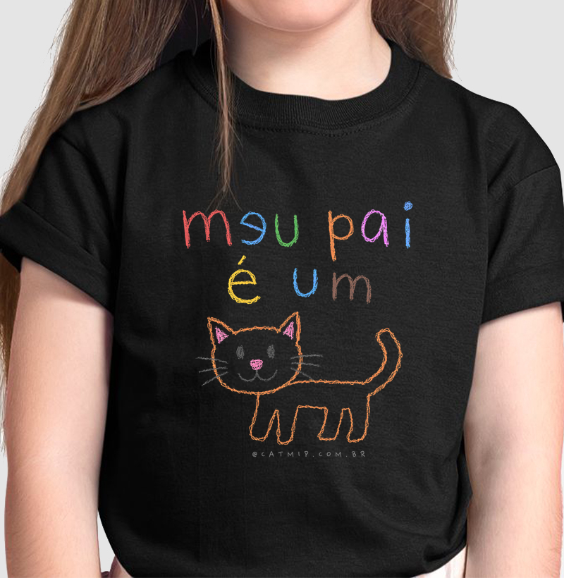 Meu pai é um gato - colorido
