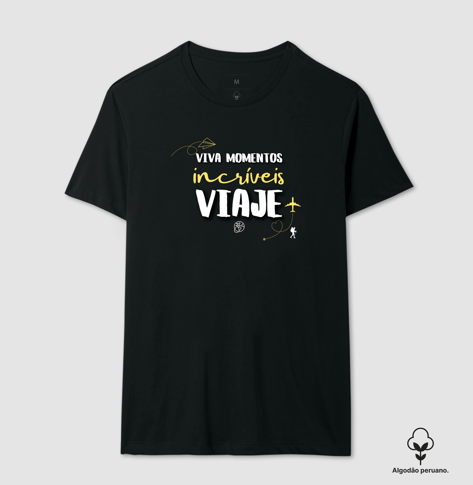 Camiseta Viva Momentos Incríveis, Viaje