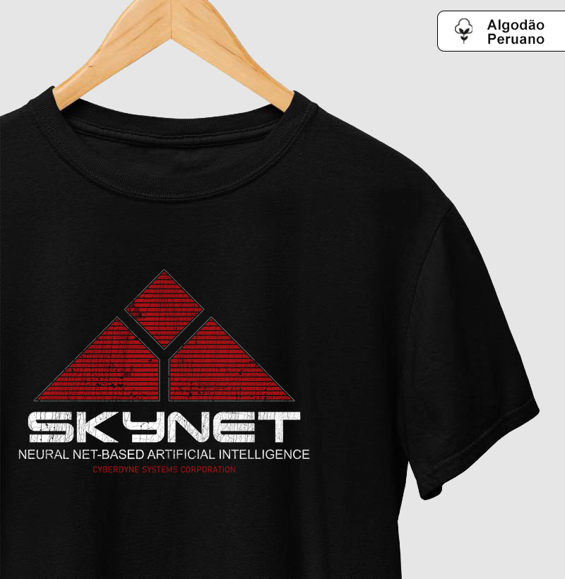 Camiseta Algodão Peruano Skynet