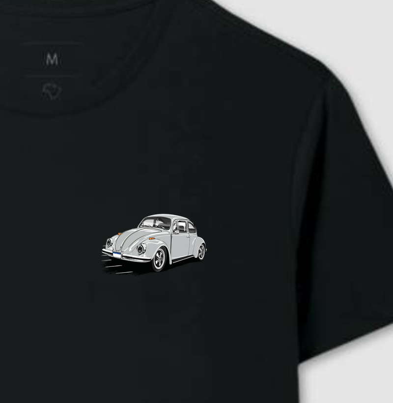 Fusca Cinza Prata Invocado bolso