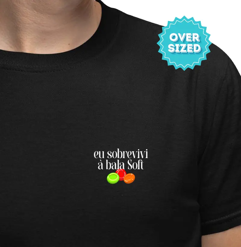 Eu Sobrevivi à Bala Soft (Bolso) | Oversized