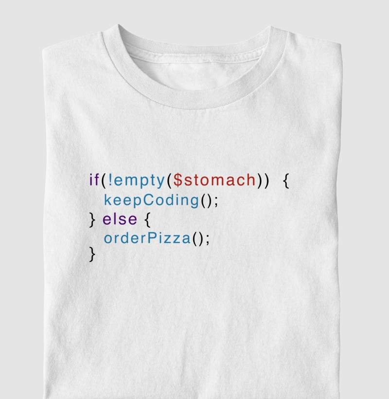 Code Pizza - Camiseta