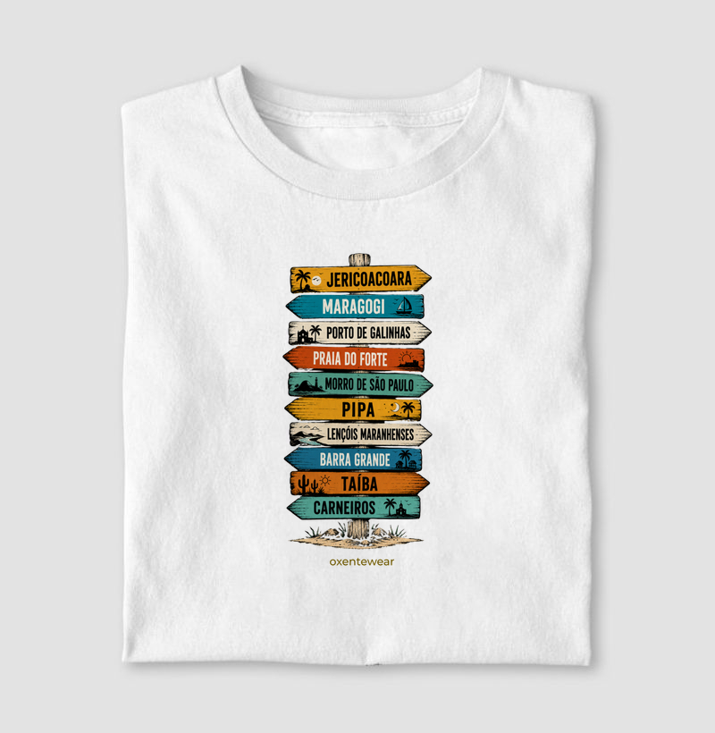 Camiseta Praias do Nordeste (2) | OxenteWear
