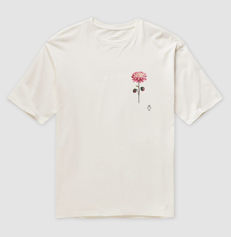 Coleção Flores - Camiseta Oversized