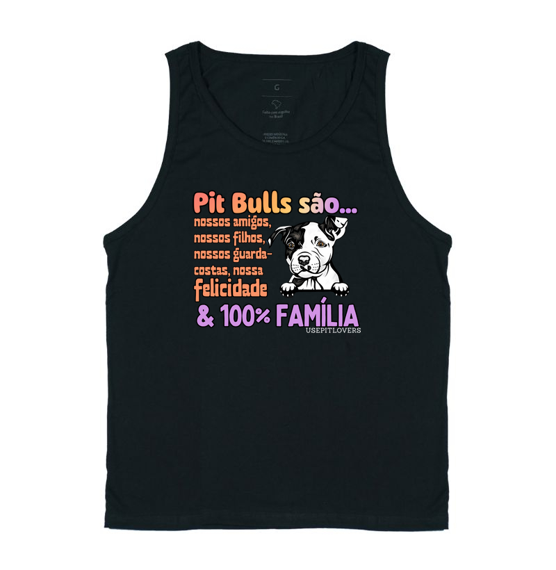 Pit bulls são... nossos amigos, nossos filhos, nossos guarda-costas, nossa felicidade e 100% familía