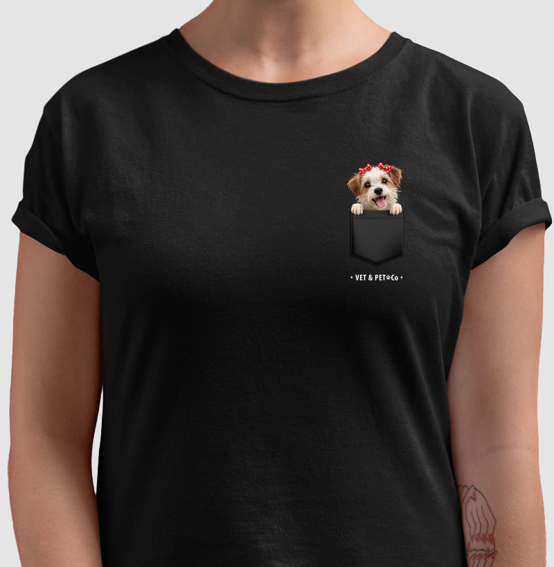 Cachorro de bolso (Embaixadora Amora Fiapo)