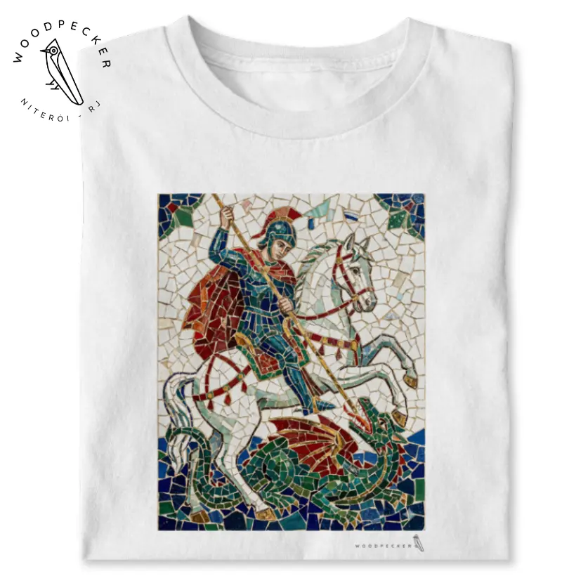 SÃO JORGE MOSAICO AZUL