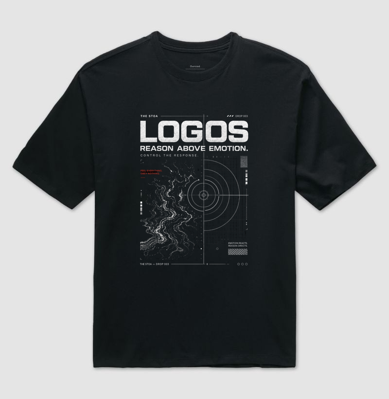 Camiseta Oversized LOGOS - DROP 003