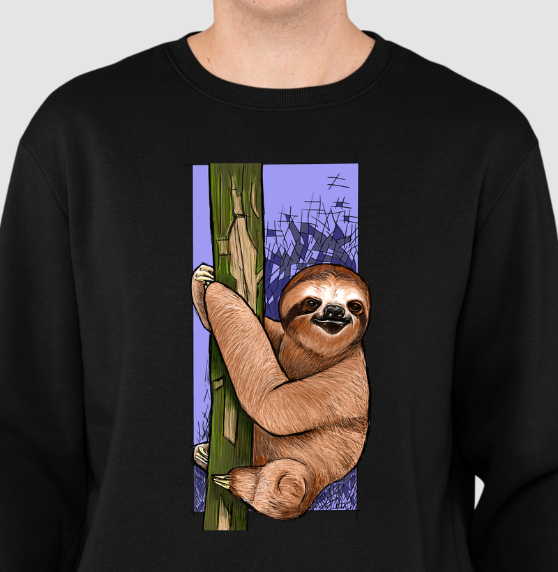 Suéter Moletom Bicho Preguiça