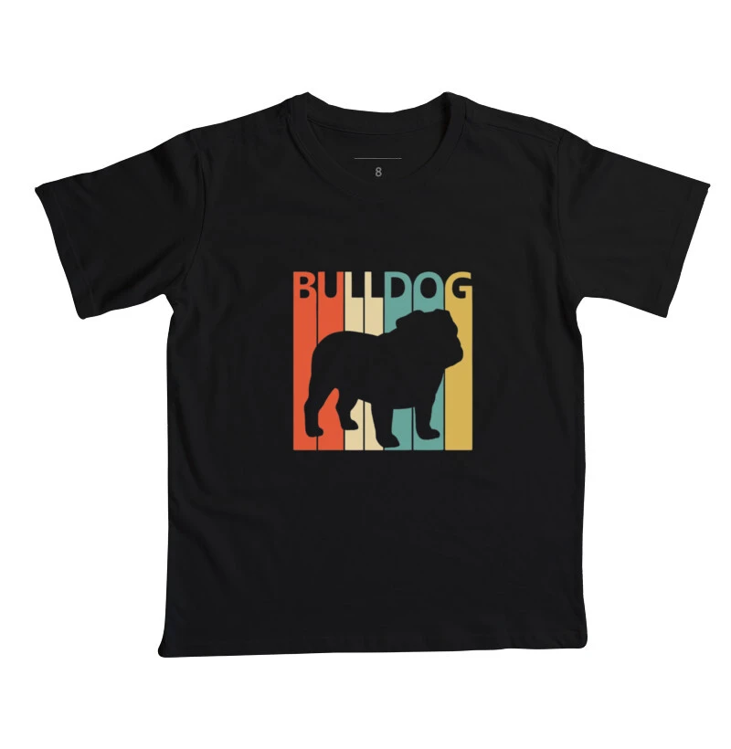 Bulldog silhueta preta