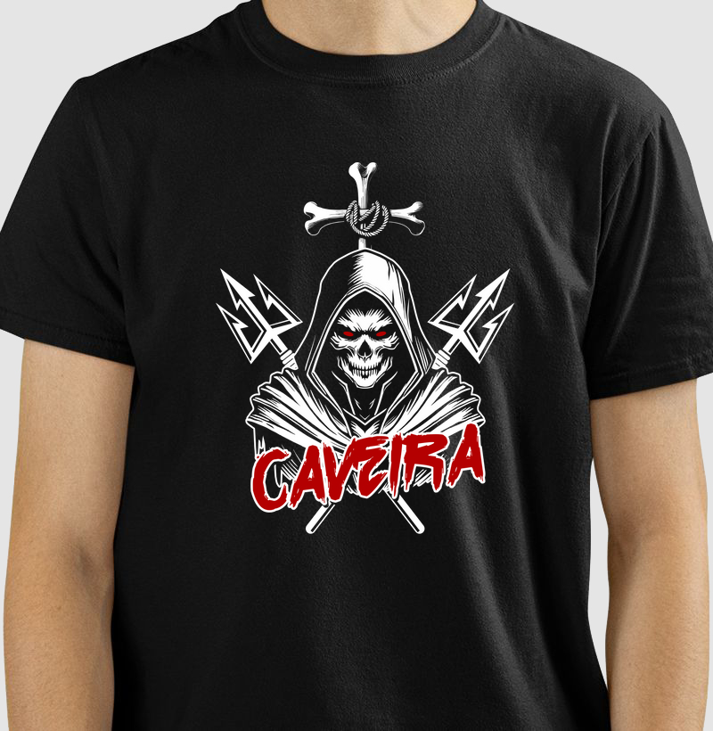 Camiseta Umbanda Exu Caveira 