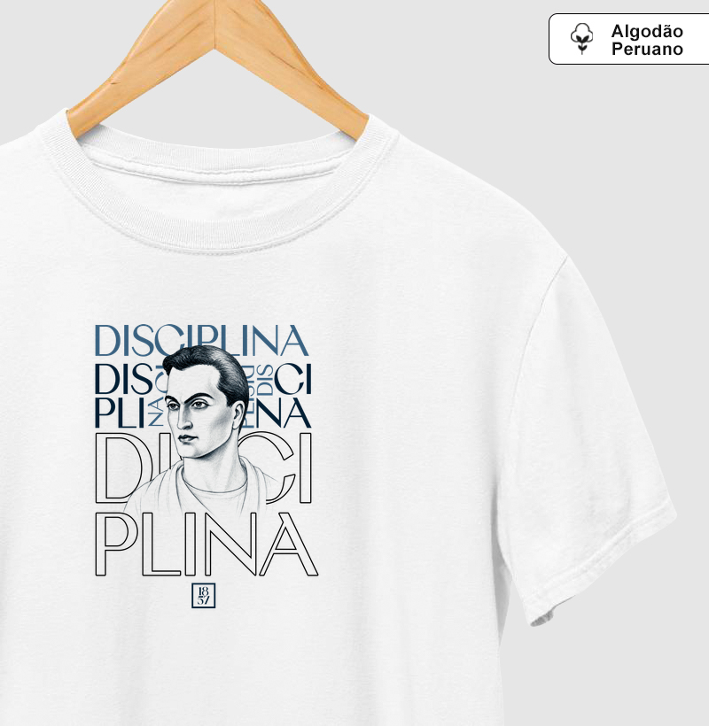 Camiseta Espírita Disciplina e Transformação