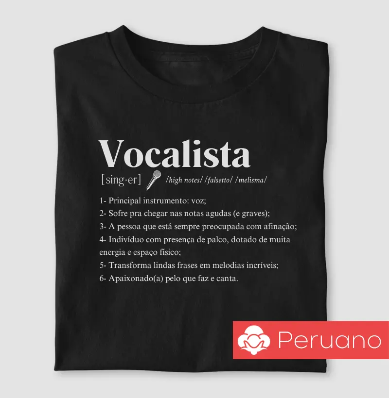 Definição Vocalista