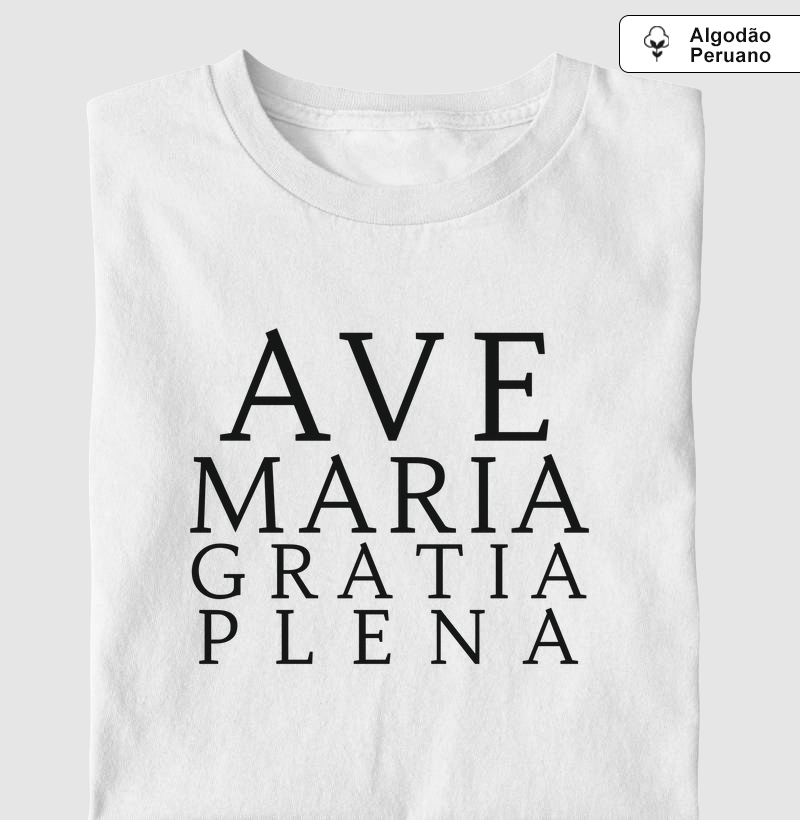 Ave Maria Gratia Plena - Algodão Peruano