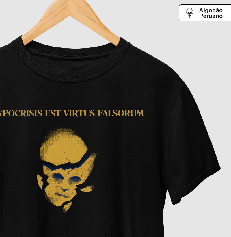 "A Hipocrisia é a virtude dos falsos" - Hypocrisis est virtus falsorum