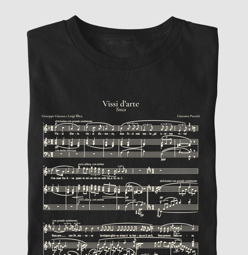 Vissi d’arte - Tosca | Camiseta de Ópera