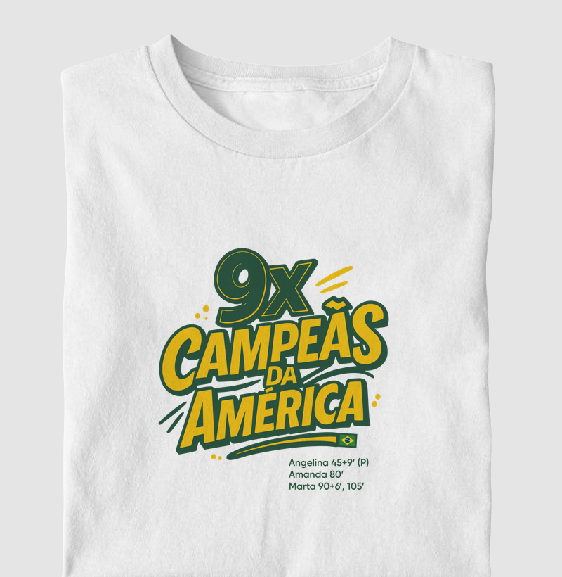 9x campeãs da américa