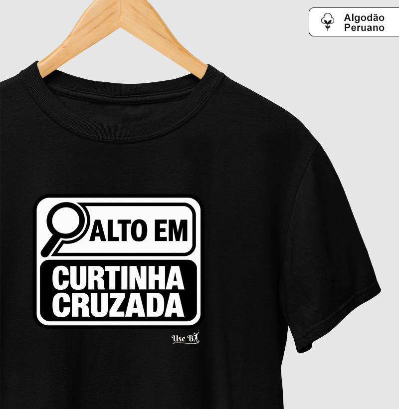 Alto em Curtinha Cruzada - Camiseta Algodão Peruano