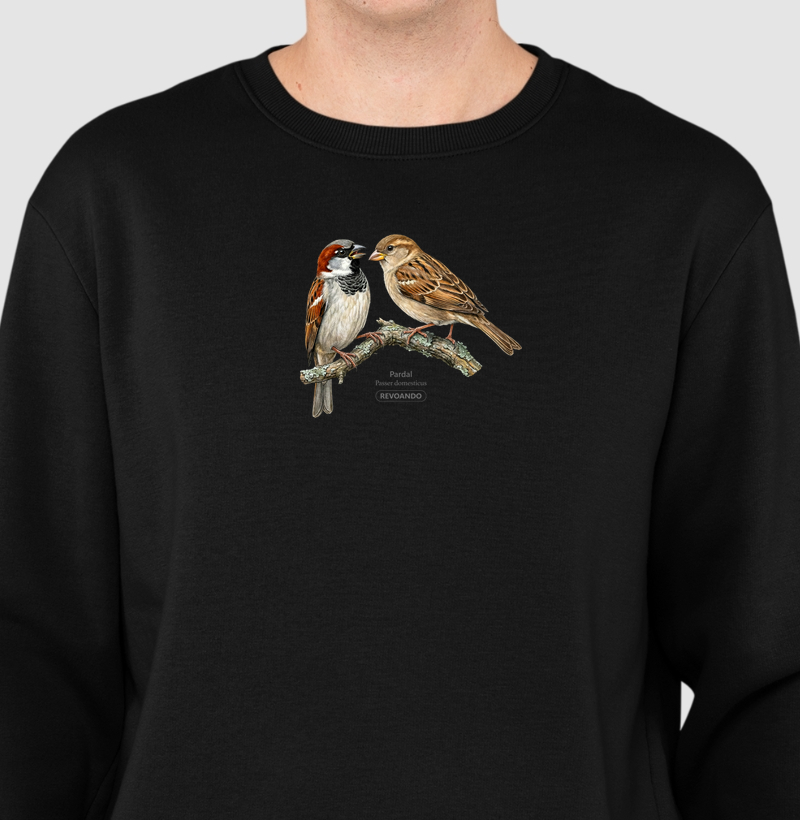 Traços Alados - Pardal - Moletom