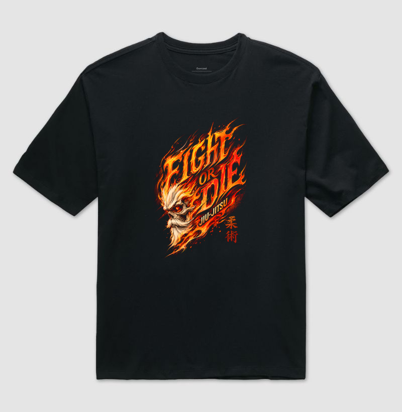 Fight or Die - Camiseta Oversized