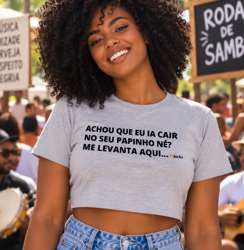 Achou que eu ia cair no seu papinho? - Cropped