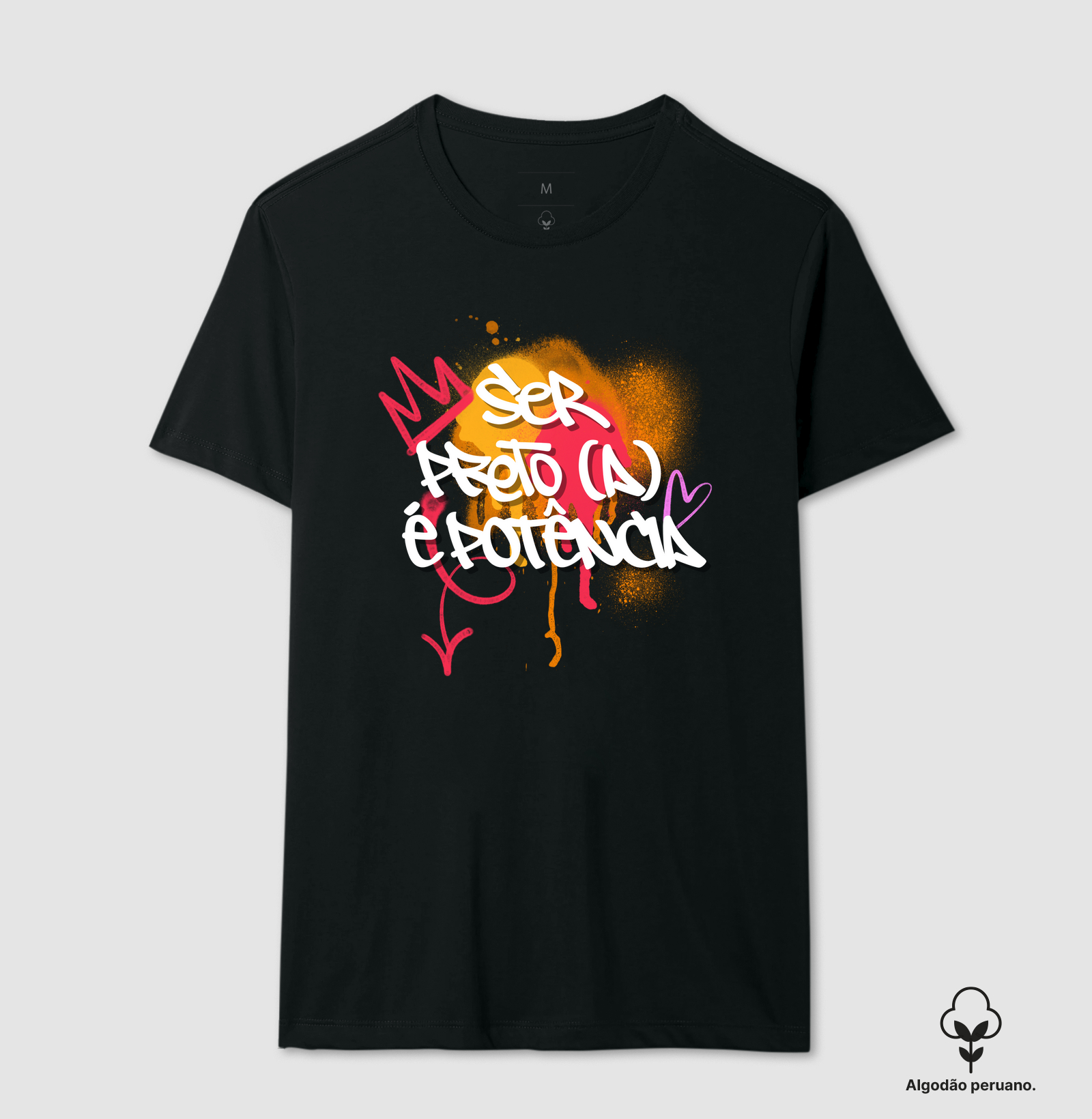 Camiseta Original Ser Preto(a) é Potência
